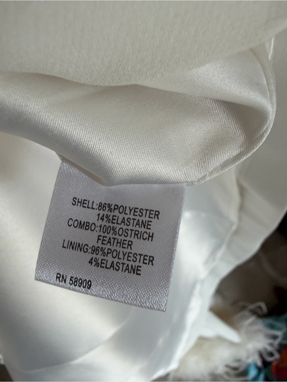 Preston & York Cream Ivory Elegant Feather-Sleeve Shift Dress NWTs size 10 - Picture 8 of 8